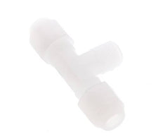 6x8 Mm&R1/4'' Pvdf T-Forme Té Raccord De Tuyau Avec Filetage Mâle 10Bar/145Psi