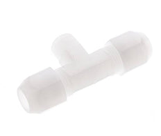 10x12 Mm&R3/8'' Pvdf T-Forme Tee Tuyau Raccord Avec Filetage Mâle 10Bar/145Psi