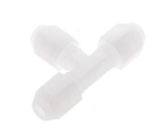 2X4 Mm PP T-Forme Tee Tuyau Raccord 10Bar/145Psi [2 Pièces]