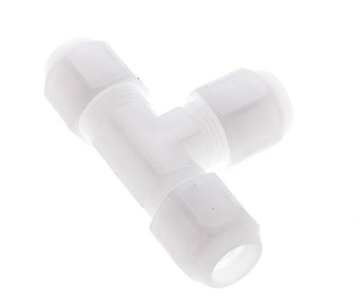 6x8mm PVDF T-Shape Hose Fitting 10bar/145psi
