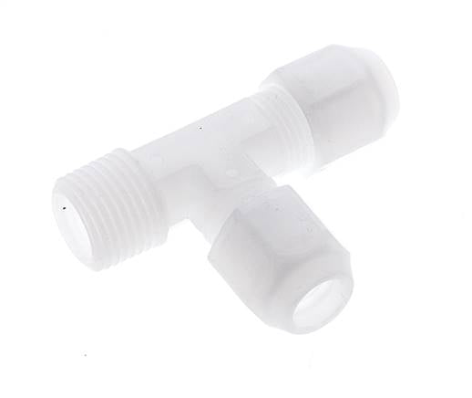8x10mm PVDF T-Shape Hose Fitting 10bar/145psi