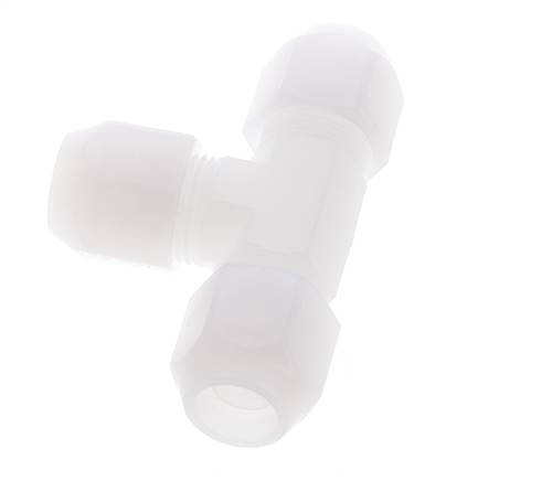 12x14 mm PVDF T-Forme Tee Raccord De Tuyau 10bar/145psi