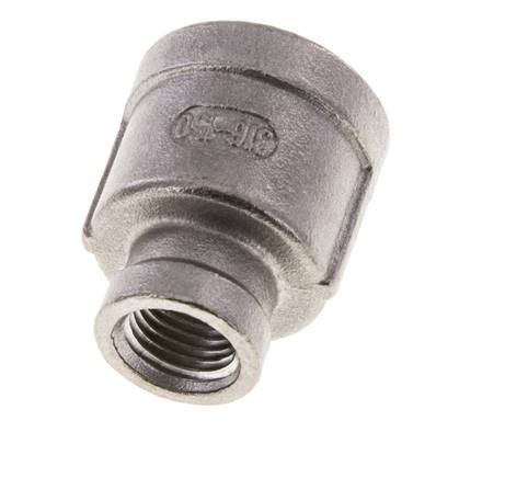 1/2'' NPT x 1/4'' NPT Stainless steel Round Socket 16 Bar