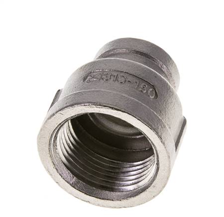 1'' NPT x 1/2'' NPT Stainless steel Round Socket 16 Bar