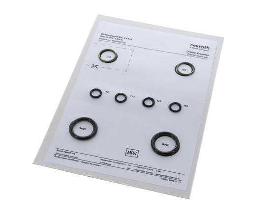 Kit de joints de tube d'armature pour distributeurs Rexroth 4WE6 NG6 (D03)