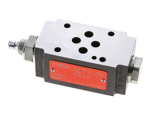 Limiteur de débit sandwich avec clapet anti-retour NG6 (D03) B
