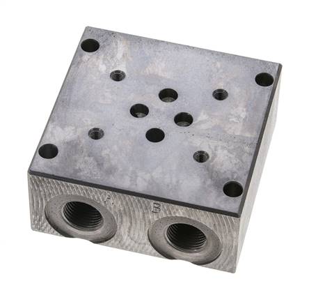 Embase NG6 (D03) 1 station sans limiteur de pression 315bar