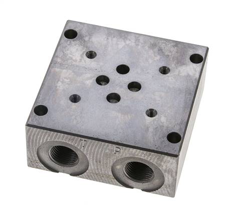 Embase NG6 (D03) 1 station sans limiteur de pression 315bar