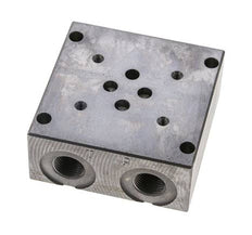 Embase NG6 (D03) 1 station sans limiteur de pression 315bar
