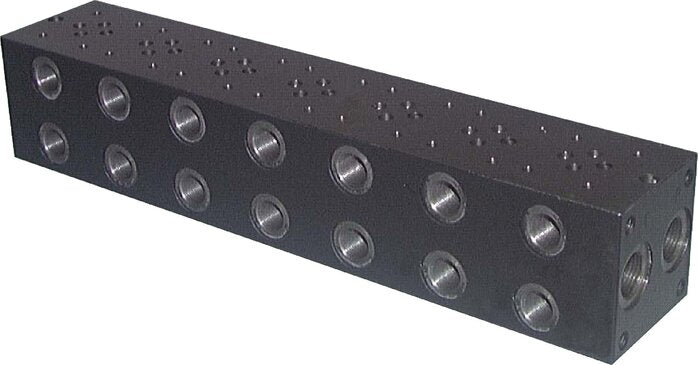 Embase NG6 (D03) 4 stations sans limiteur de pression 315bar