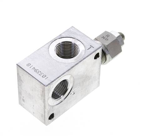 Limiteur de pression hydraulique en ligne G1/2'' 5-50bar 30l/min