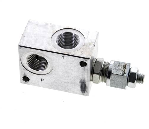 Limiteur de pression hydraulique en ligne G1/2'' 30-100bar 30l/min