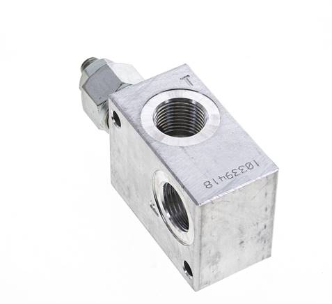 Limiteur de pression hydraulique en ligne G1/2'' 100-350bar 30l/min