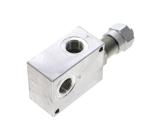 Limiteur de pression hydraulique en ligne G1/2'' 30-100bar 80l/min