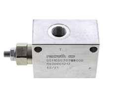 Limiteur de pression hydraulique en ligne G1/2'' 35-350bar 150l/min