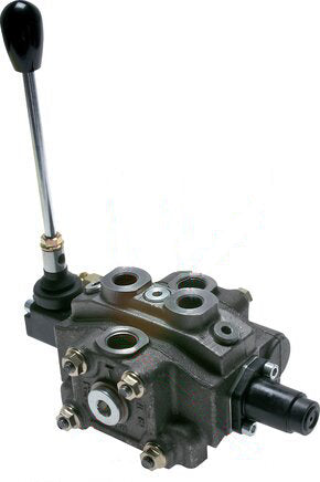 Section de distributeur hydraulique à levier manuel 3/3 voies simple effet 320bar