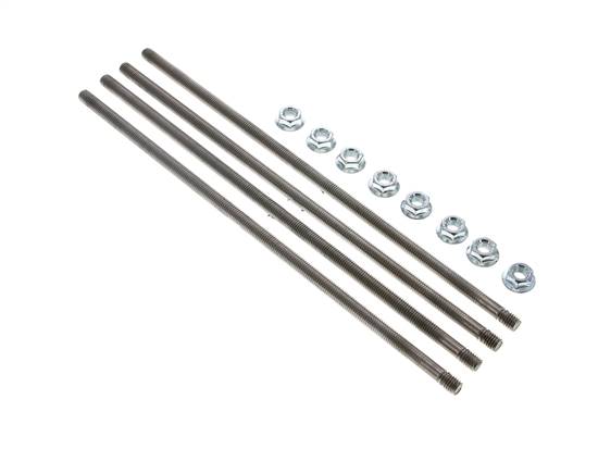 Jeu de tirants pour bloc de distributeurs à levier manuel hydrauliques, 9 sections