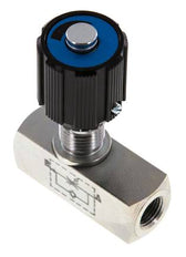 Limiteur de débit hydraulique avec clapet anti-retour G1/8'' 350bar max. 20l/min