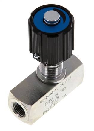 Limiteur de débit hydraulique avec clapet anti-retour G1/8'' 350bar max. 20l/min
