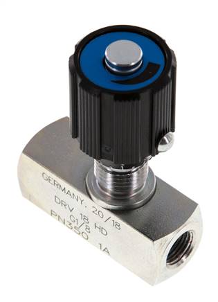Limiteur de débit hydraulique avec clapet anti-retour G1/8'' 350bar max. 20l/min