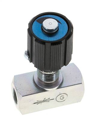Limiteur de débit hydraulique G1/8'' 350bar max. 14l/min