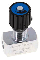 Limiteur de débit hydraulique G1/4'' 350bar max. 60l/min