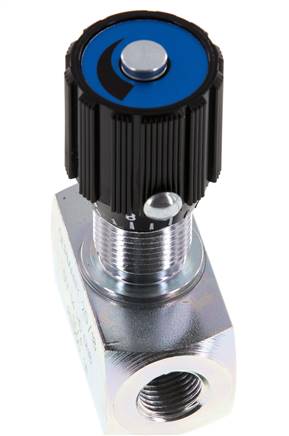 Limiteur de débit hydraulique G1/4'' 350bar max. 60l/min