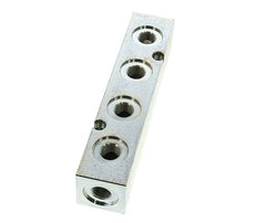 Bloc de distribution hydraulique G3/8'' 2 entrées 4 sorties 315bar