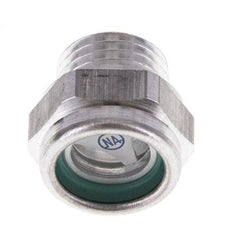 Voyant de niveau d'huile G1/4'' avec réflecteur 15bar