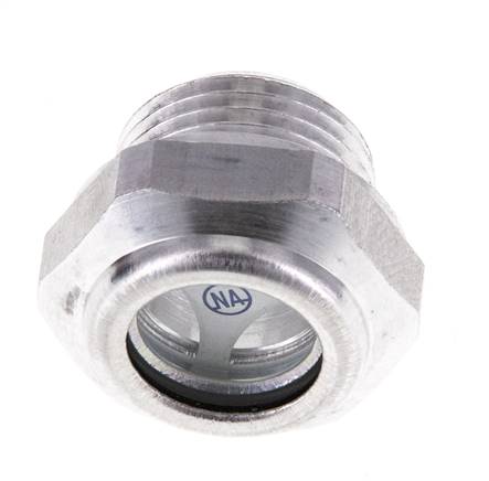 Voyant de niveau d'huile G3/8'' avec réflecteur 15bar