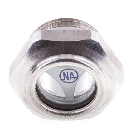 Voyant de niveau d'huile G1/2'' avec réflecteur 15bar