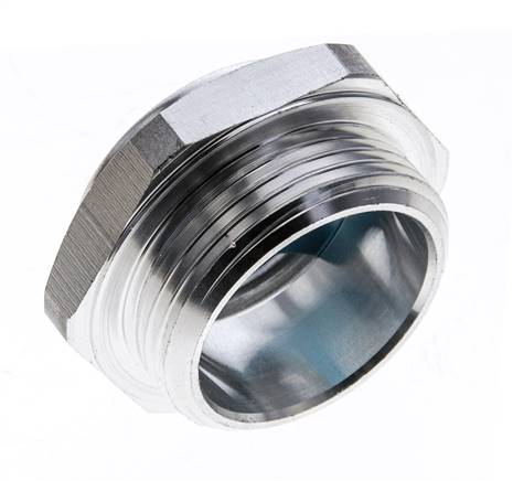 Voyant de niveau d'huile G1-1/4'' avec réflecteur 15bar