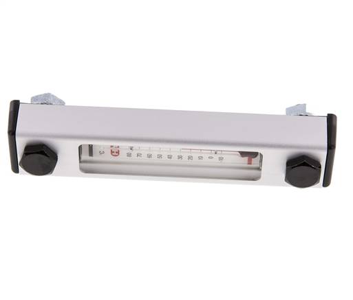 Indicateur de niveau d'huile entraxe 127mm avec thermomètre - Hydac