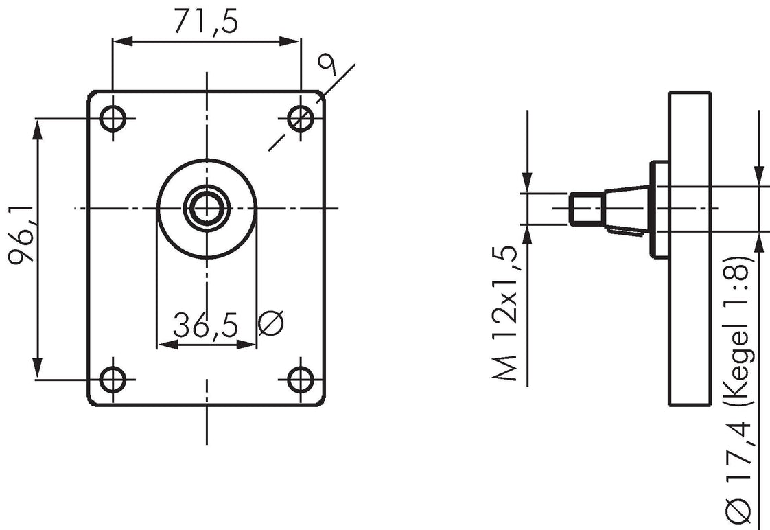 Pompe hydraulique à engrenages 5,5cm³ 250bar bride Plessey taille 2 - Rexroth