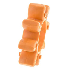 Couronne dentée pour accouplement à crabots ROTEX taille 24 92 Shore A orange - KTR
