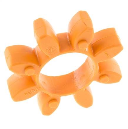 Couronne dentée pour accouplement à crabots ROTEX taille 38 92 Shore A orange - KTR