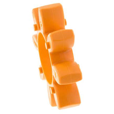 Couronne dentée pour accouplement à crabots ROTEX taille 42 92 Shore A orange - KTR