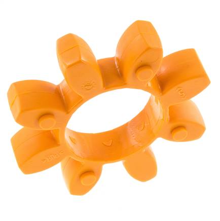 Couronne dentée pour accouplement à crabots ROTEX taille 48 92 Shore A orange - KTR
