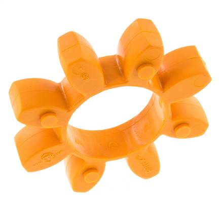 Couronne dentée pour accouplement à crabots ROTEX taille 48 92 Shore A orange - KTR