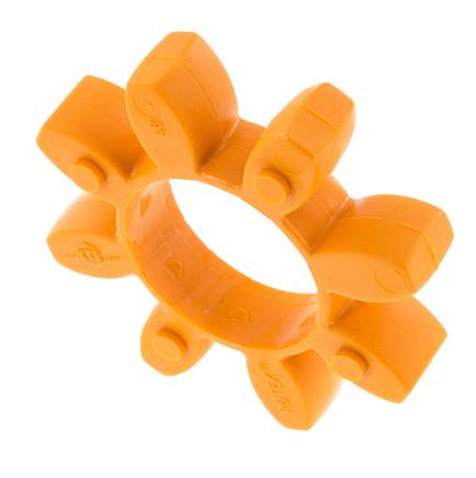 Couronne dentée pour accouplement à crabots ROTEX taille 48 92 Shore A orange - KTR