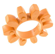 Couronne dentée pour accouplement à crabots ROTEX taille 75 92 Shore A orange - KTR