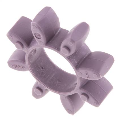 Couronne dentée pour accouplement à crabots ROTEX taille 24 98 Shore A violette - KTR