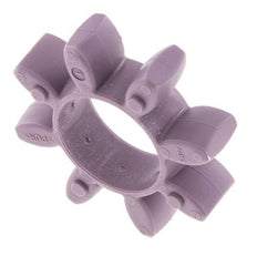 Couronne dentée pour accouplement à crabots ROTEX taille 24 98 Shore A violette - KTR