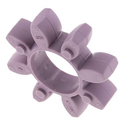 Couronne dentée pour accouplement à crabots ROTEX taille 28 98 Shore A violette - KTR
