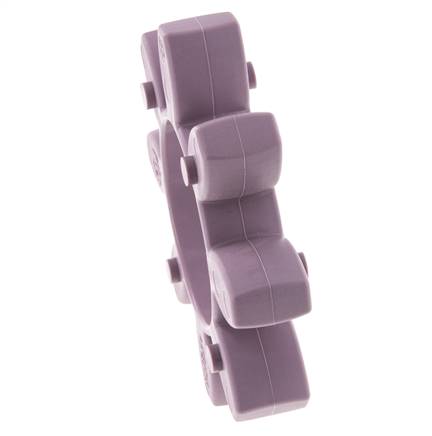 Couronne dentée pour accouplement à crabots ROTEX taille 55 98 Shore A violette - KTR