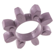 Couronne dentée pour accouplement à crabots ROTEX taille 65 98 Shore A violette - KTR