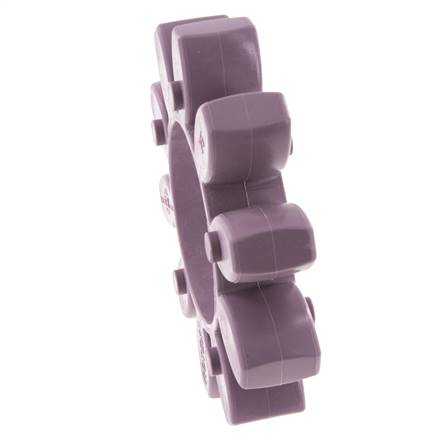 Couronne dentée pour accouplement à crabots ROTEX taille 75 98 Shore A violette - KTR