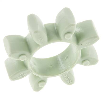Couronne dentée pour accouplement à crabots ROTEX taille 24 64 Shore D verte - KTR