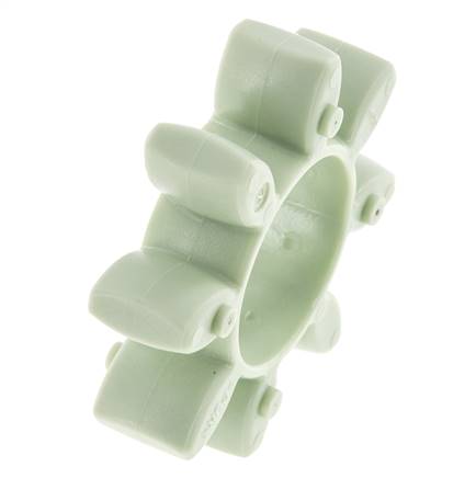 Couronne dentée pour accouplement à crabots ROTEX taille 24 64 Shore D verte - KTR