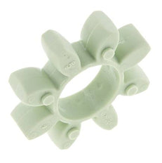 Couronne dentée pour accouplement à crabots ROTEX taille 28 64 Shore D verte - KTR